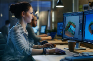 Ausbildung an einem Arbeitsplatz